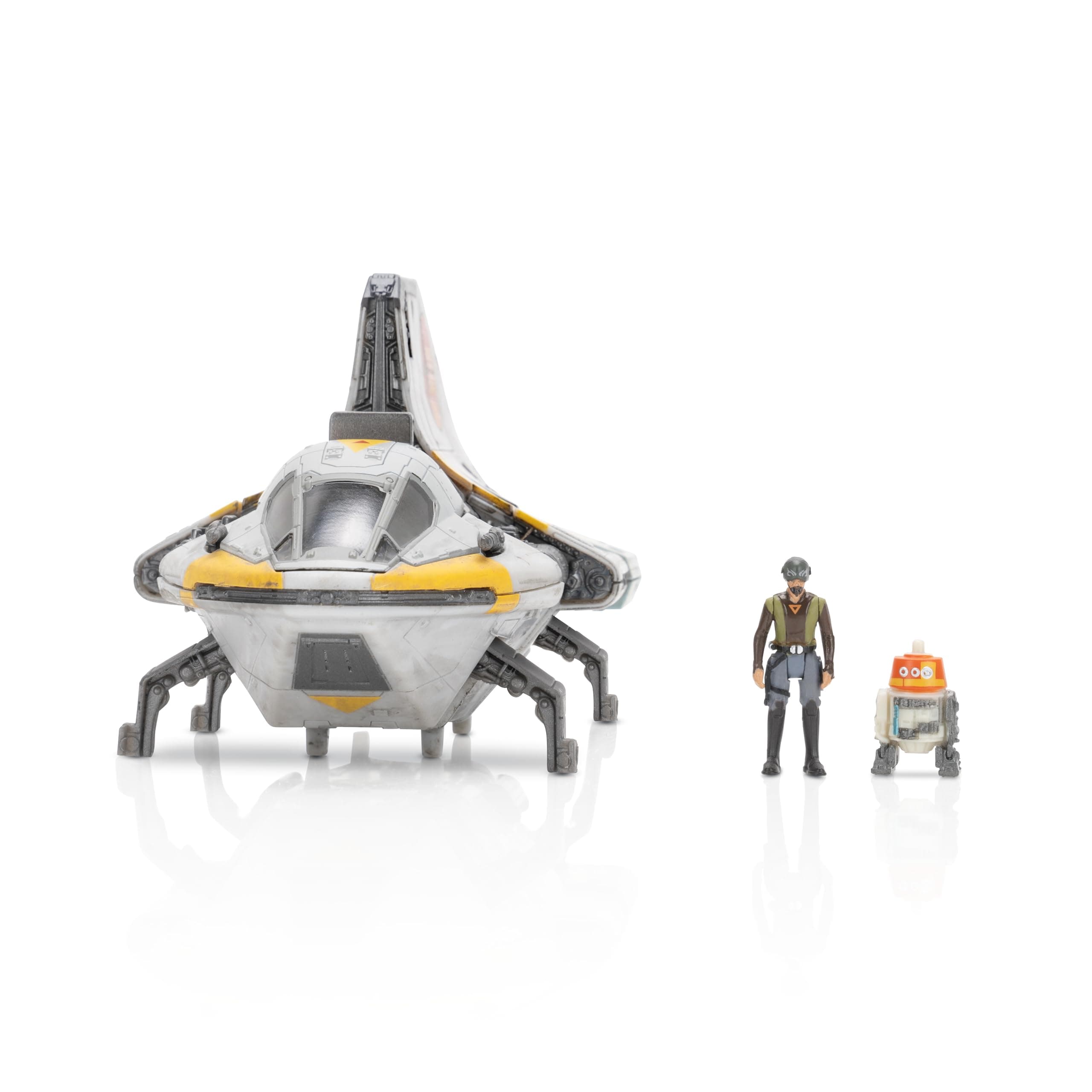 STAR WARS Micro Galaxy Squadron Phantom II - 5-Inch Vehicle with Two 1-Inch Micro Figure Accessories