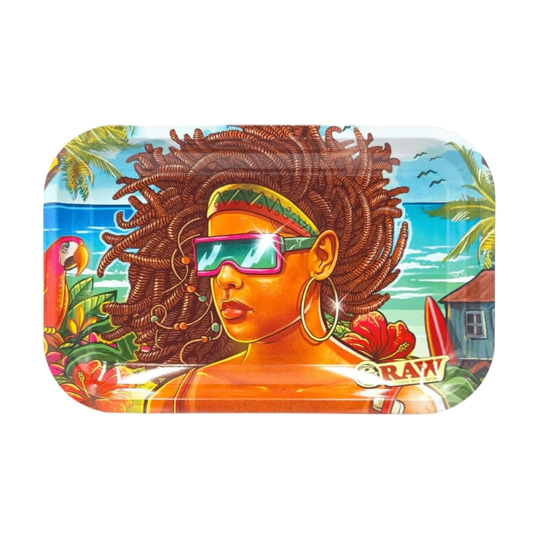 RAW Brazil Rolling Tray - Small Tray - 3RD Edition