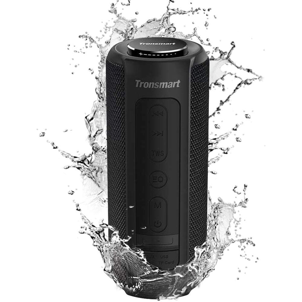 Tronsmart T6 Plus 40W Portable Bluetooth Wireless Speaker With Tri-Bass Effects, 6600mAh Powerbank, IPX6 Waterproof, 15 Hrs Playtime, Voice Assistant and handsfree call