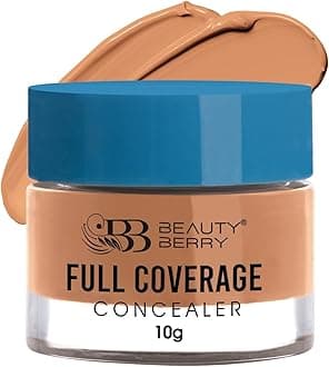 Full Coverage Concealer - Brown Corrector, 10g | Easy to Blend, Ultra Lightweight & Long Lasting Concealer | Creamy Texture, Highly Pigmented, Waterproof Concealer for Face Makeup