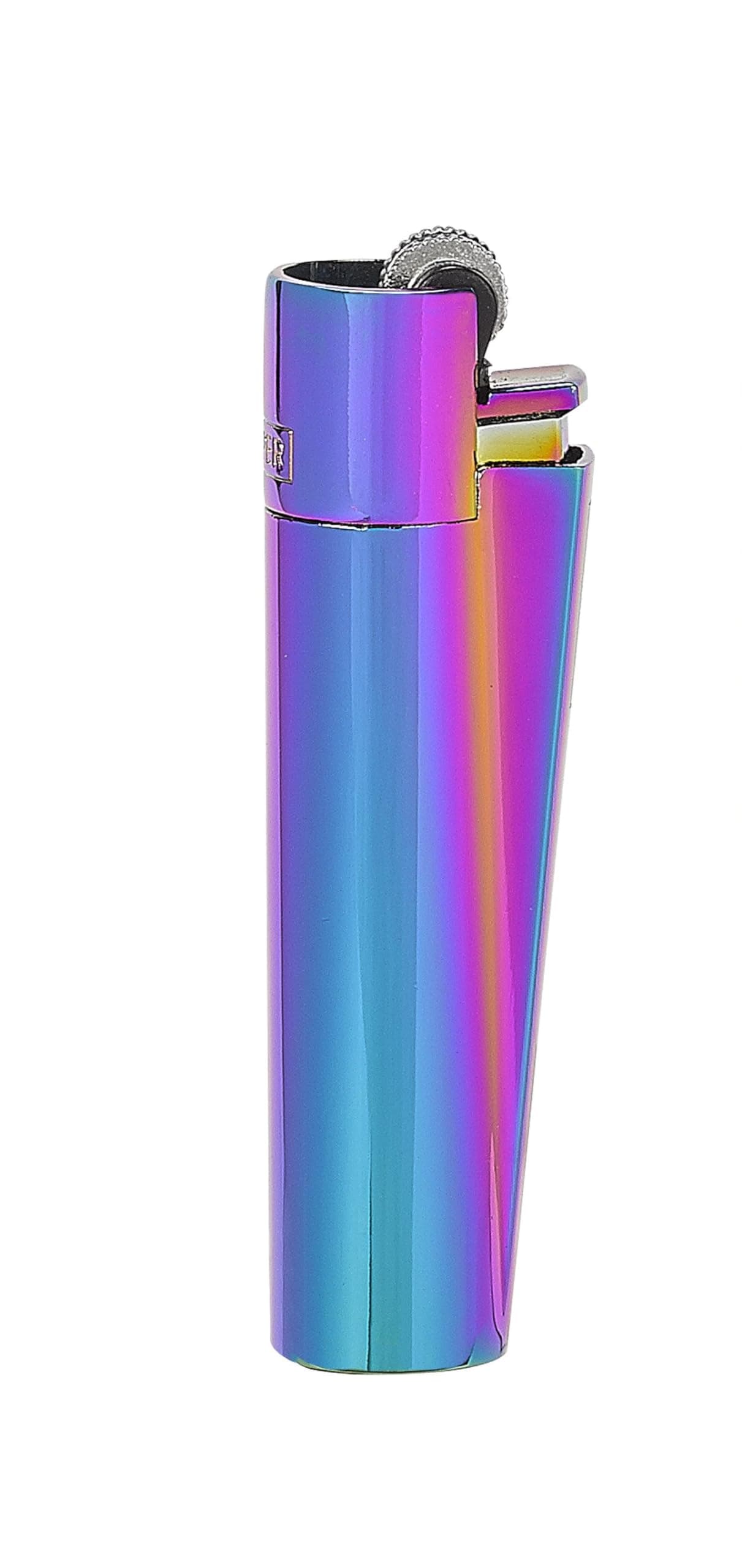 Metal Lighter - Iconic Premium Refillable Butane Lighter - Replace Butane, Flint, and Spark Wheel for Unlimited Lights - Long-Lasting Durable Metal Body - 1 Pack - ICY