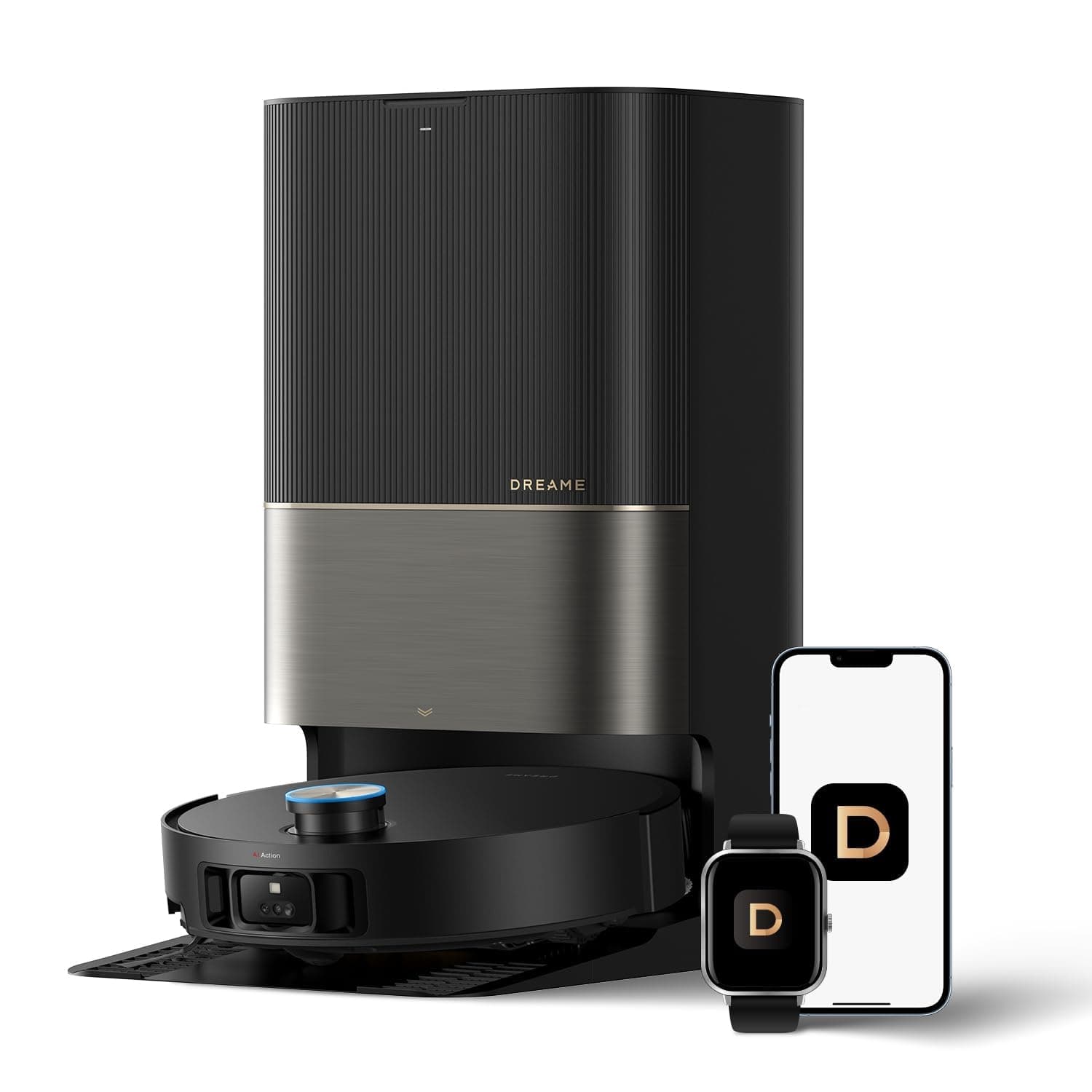 X50 Ultra Robot Vacuum and Mop with Auto-Empty and Mop Self-Cleaning, 20,000Pa Suction, Obstacle Avoidance and 360° Navigation, Corner to Edge Deep Cleaning, Detangling Brush