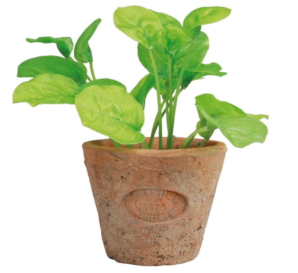 Esschert Design Artificial Herb Plant, Basil, Small