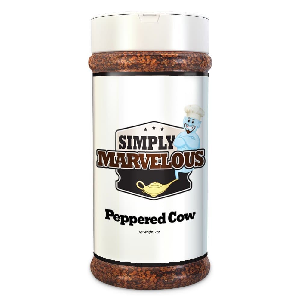 Simply Marvelous BBQ Peppered Cow, 13 oz