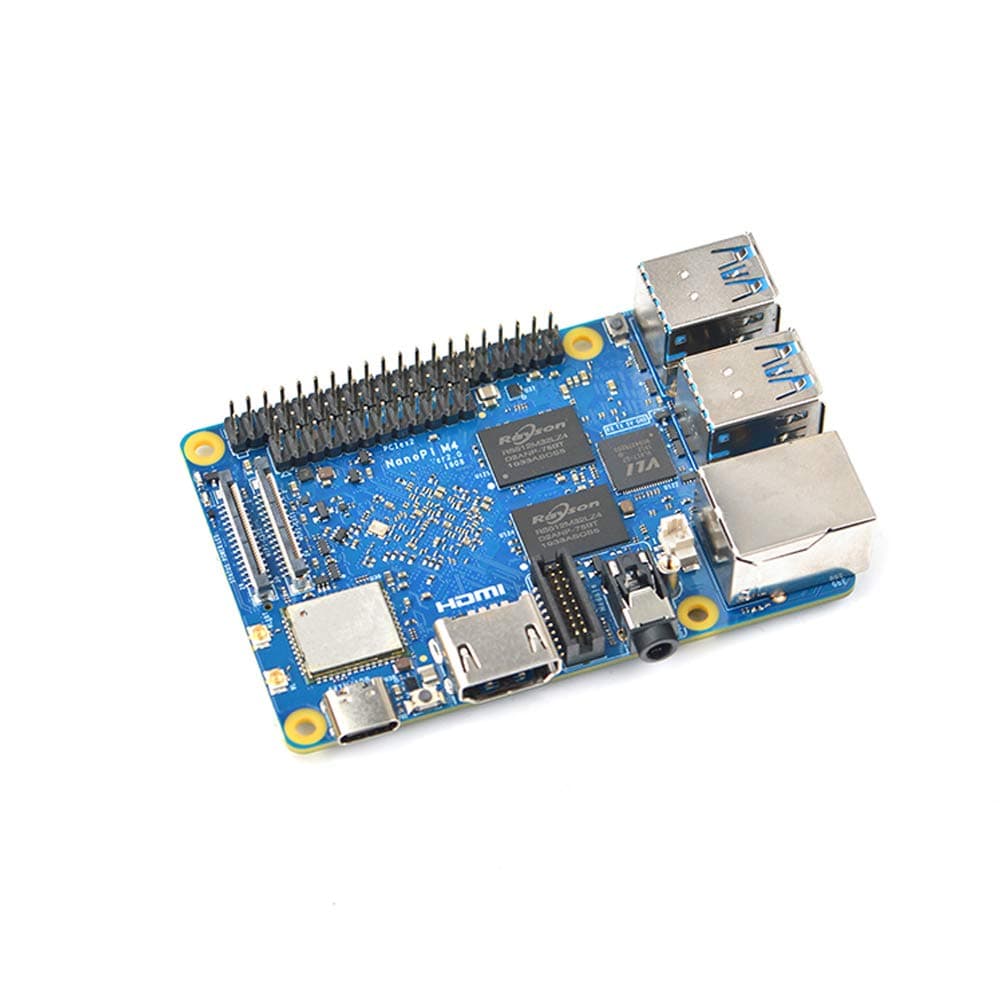 NanoPi M4V2 ARM Single Board Computer Rockchip RK3399 Mini PC Support Android 8.0 Linux OpenCV 4.1, Bundle with 8G eMMC Module