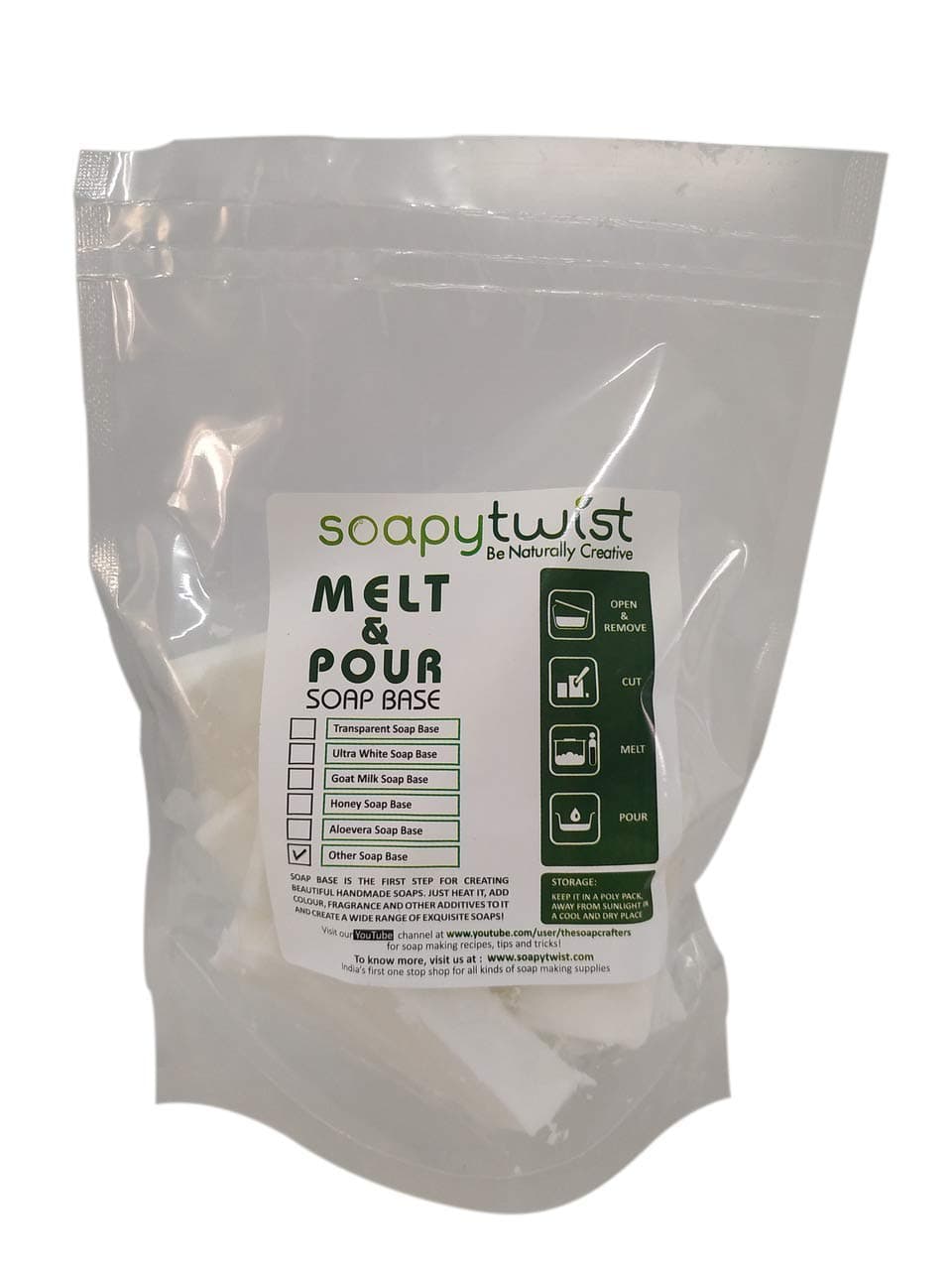 Sulfate-Free Shampoo Base Bar by Soapy Twist