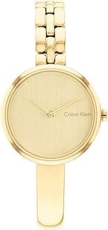 CALVIN KLEINAnalogue Quartz Watch for women Bangled Collection with Stainless Steel bracelet