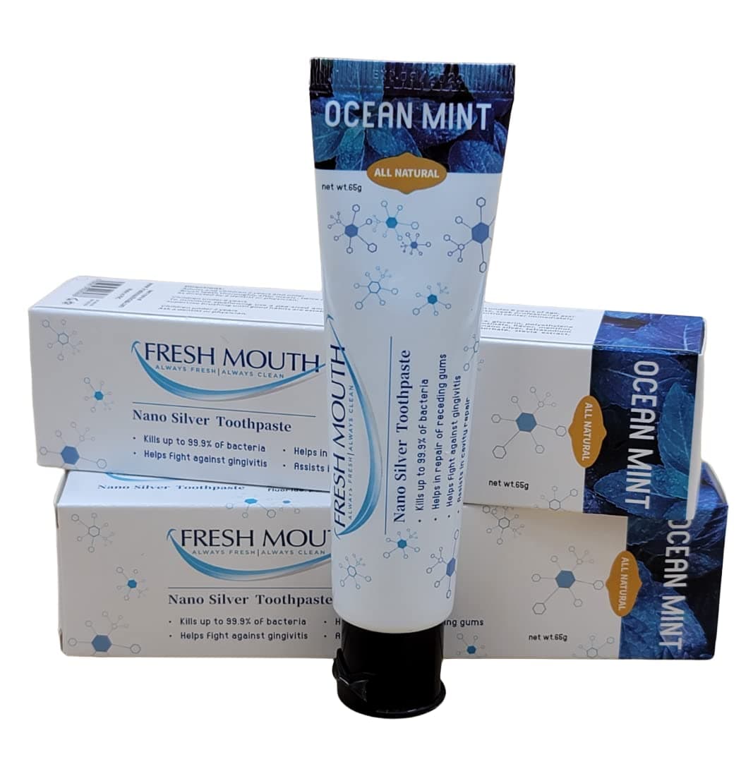 Fresh Mouth Nano Silver Toothpaste Ocean Mint