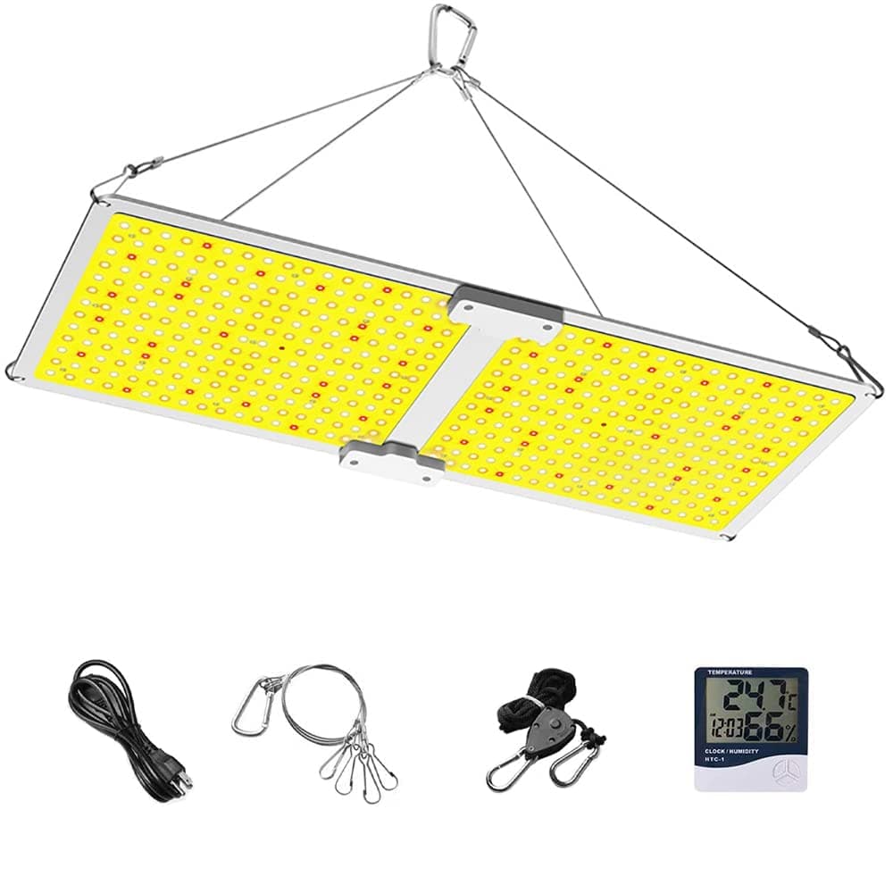 Aoktech LED Grow Light 2000W with Samsung LM281B+ Diodes (Includes IR) 3x4 Ft Coverage Dimmable Full Spectrum LED Grow Lamp for Indoor Plants Greenhouse Seeding Veg & Bloom