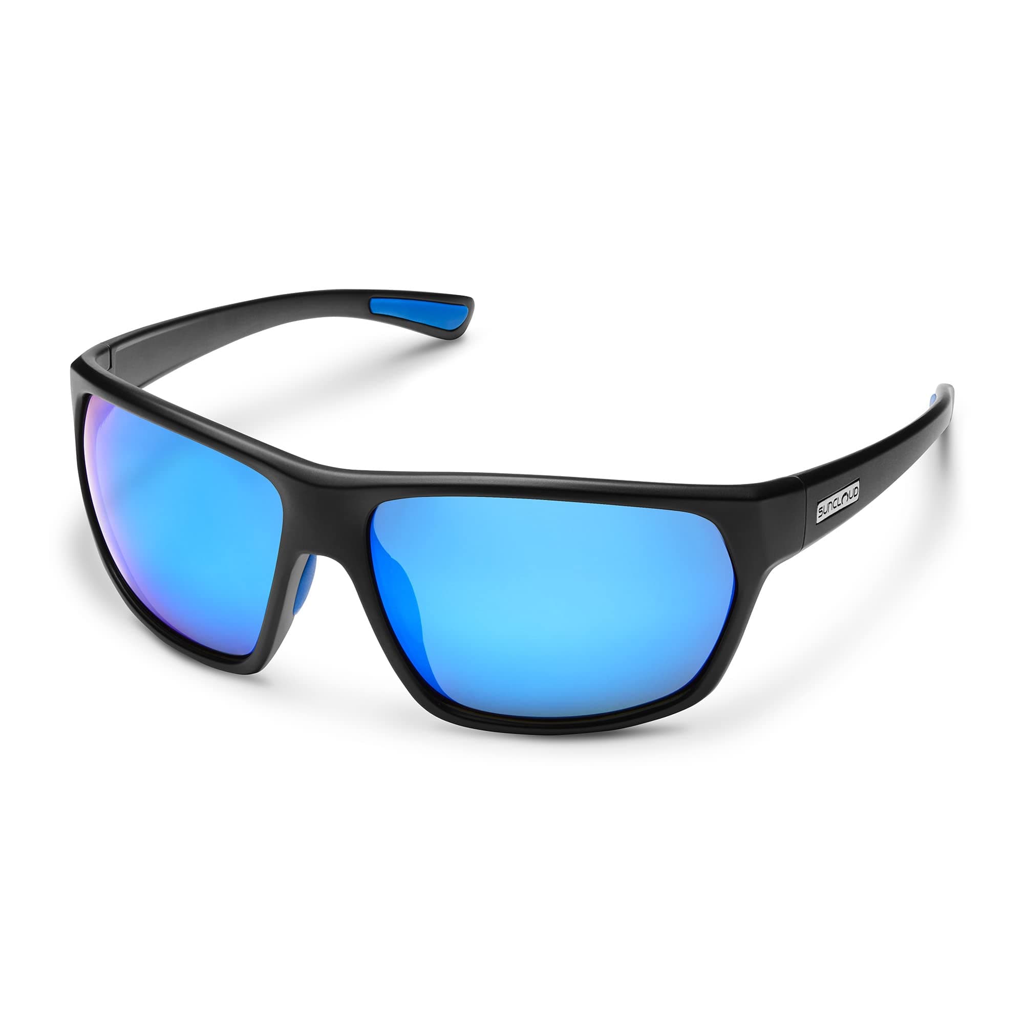 SuncloudBoone Sunglasses, Matte Gray/Polarized Silver Mirror, One Size