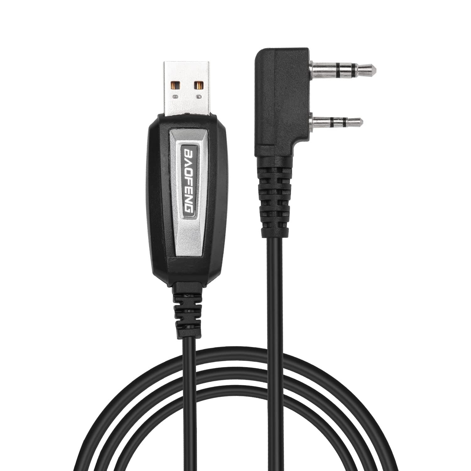 BAOFENG USB Programming Cable with PL2303 Chip, for BTECH, BF-F8HP UV-5R BF-888S Retevis H-777 Radio Transceiver with Driver CD
