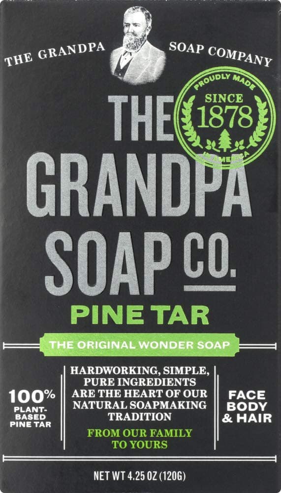 Grandpas Grandpa's Soap Pine Tar 4.25 oz (Pack of 4)