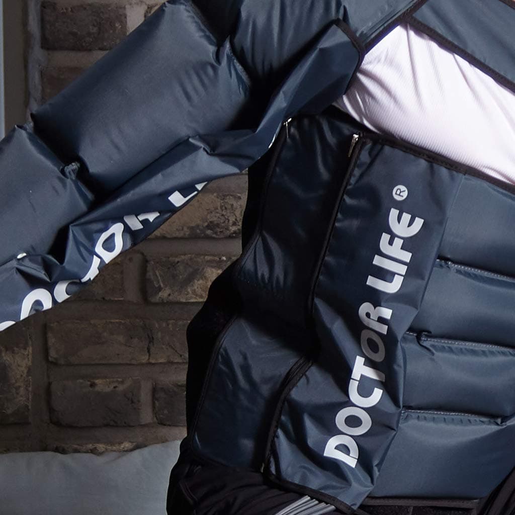 Recovery Compression System by DOCTOR LIFE : Compression Pump, Recovery Boots, Arm Sleeve, Waist Sleeve. (Boots Size : X-Large)