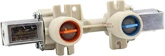 Spareplanet Inlet Valve Water Intake Valve Water Valve Compatible with Lg Fully Automatic Washing Machine 2 Way Hot and Cold Water Intake 220v (Match and Buy)