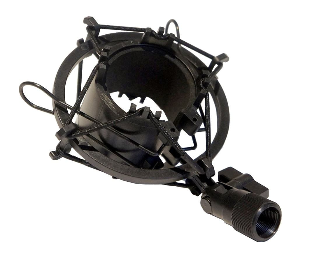 - Universal Mic Microphone Shock Mount Clip Holder Podcast Home Studio Recording 5/8 Inch Diameter
