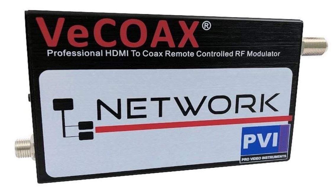 VECOAX Network | Professional HDMI to Coax Remote Controlled RF Modulator
