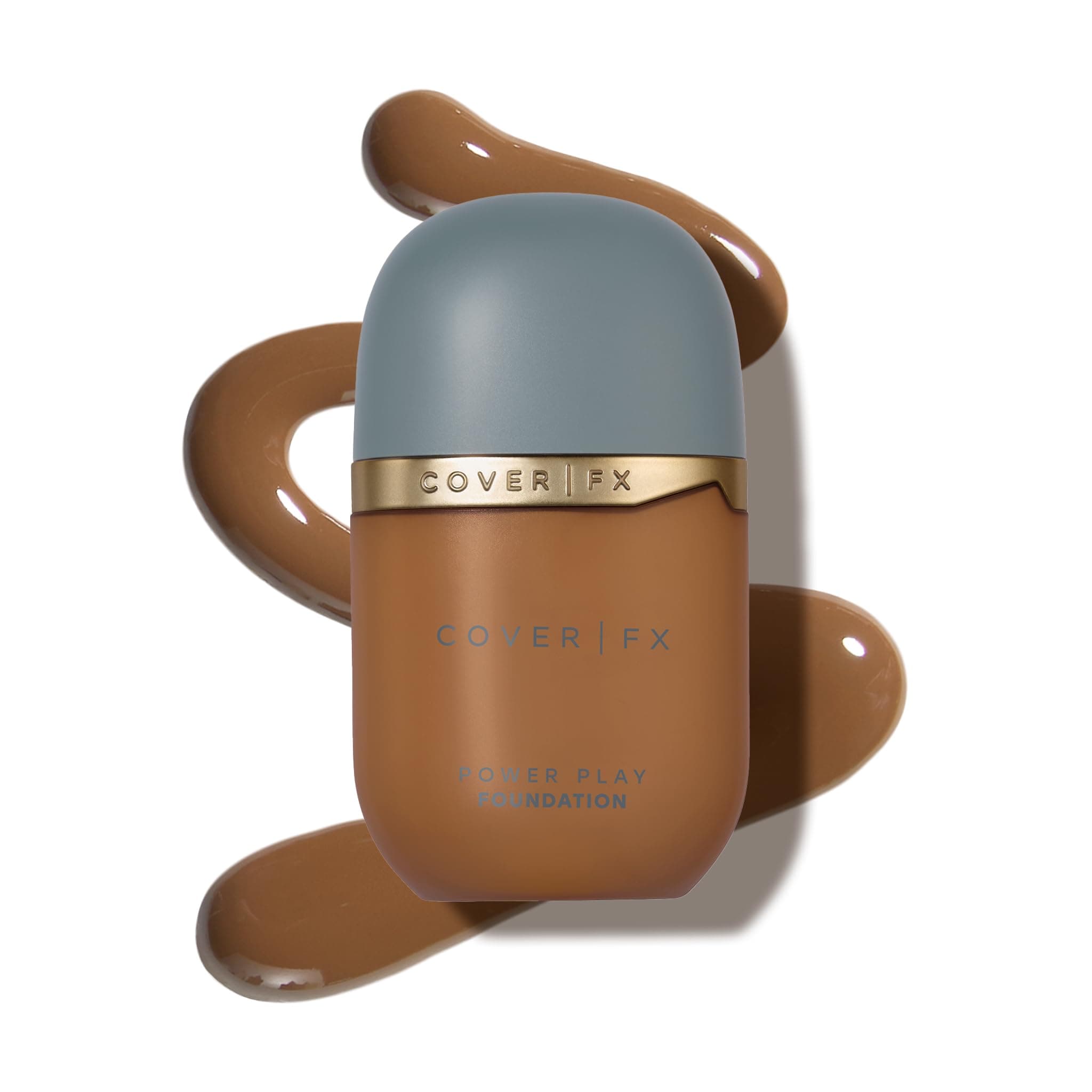 COVER FX Power Play Foundation - Shade D3 - Buildable Full Coverage - Waterproof Sweat-Proof Transfer-Proof - Natural Matte Finish - All Skin Types