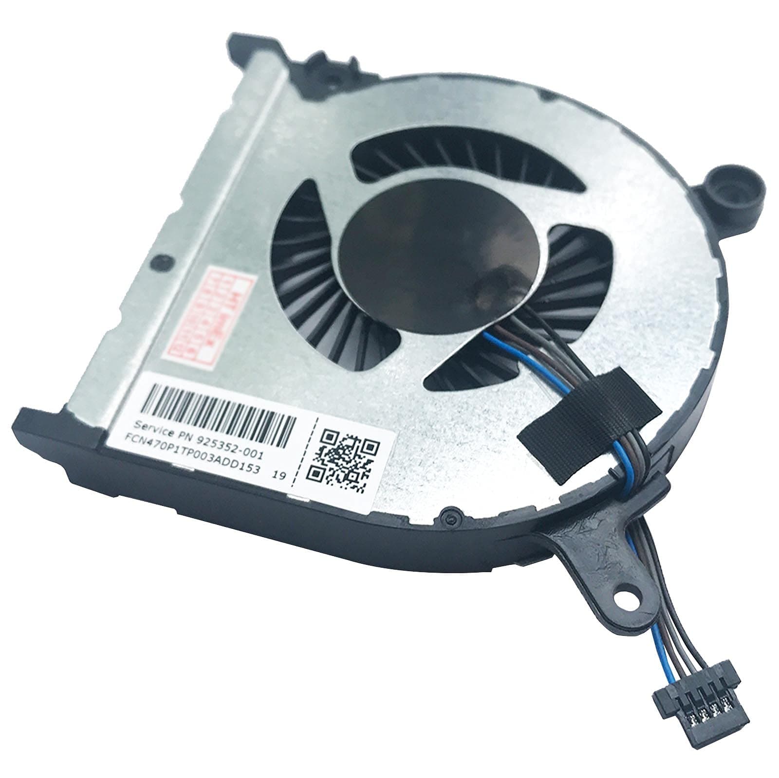 Fan Cooler Compatible for HP 15-bw040ng, 15-bw044ng, 15-bw009ng, 15-bw070ng, 15-bw051ng, 15-bw026ng, 15-bw062ng, 15-bw050ng, 15-bw053ng, 15-bw027ng, 15-bw061ng, 15-bw506ng