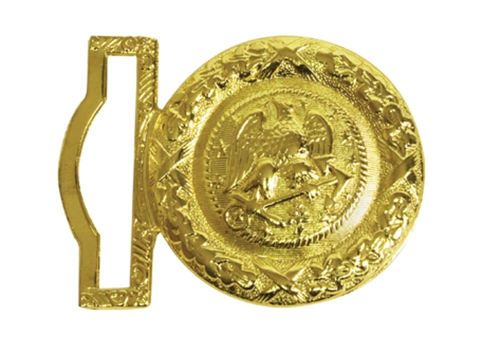 Navy Officer’s Brass Buckle