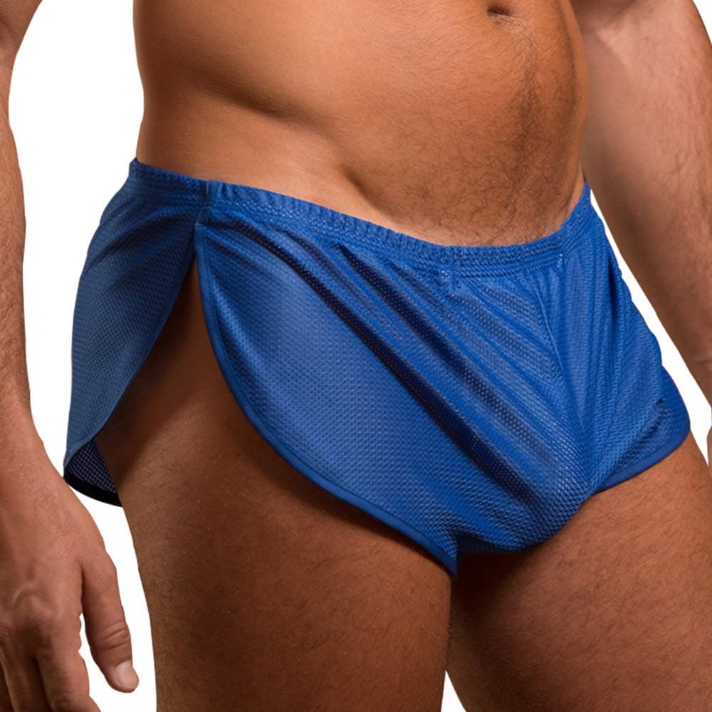 Mens Extreme Mesh Shorts with Large Split Sides
