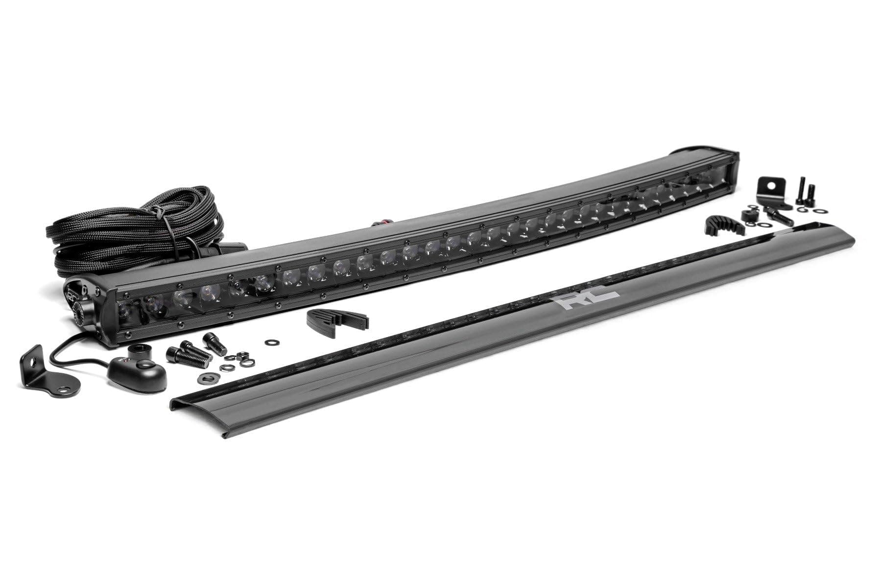 30" Black Series Curved Single Row CREE LED Light Bar - 72730BL