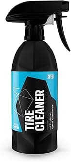 Tire Cleaner 500ml - Rubber Deep Cleaner - Remove Old Dressings Easily - Deep Clean Tires and Trim - Safe on All Wheel and Rubber Finishes