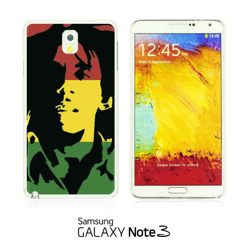 Celebrity Star Hard Back Case for Samsung Galaxy Note 3 N9000 - Young Bob Marley