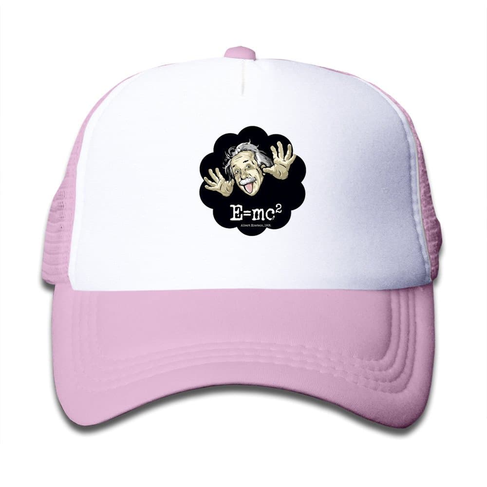 Albert Einstein E=MC2 Baseball Caps Mesh Truck Kids Hats