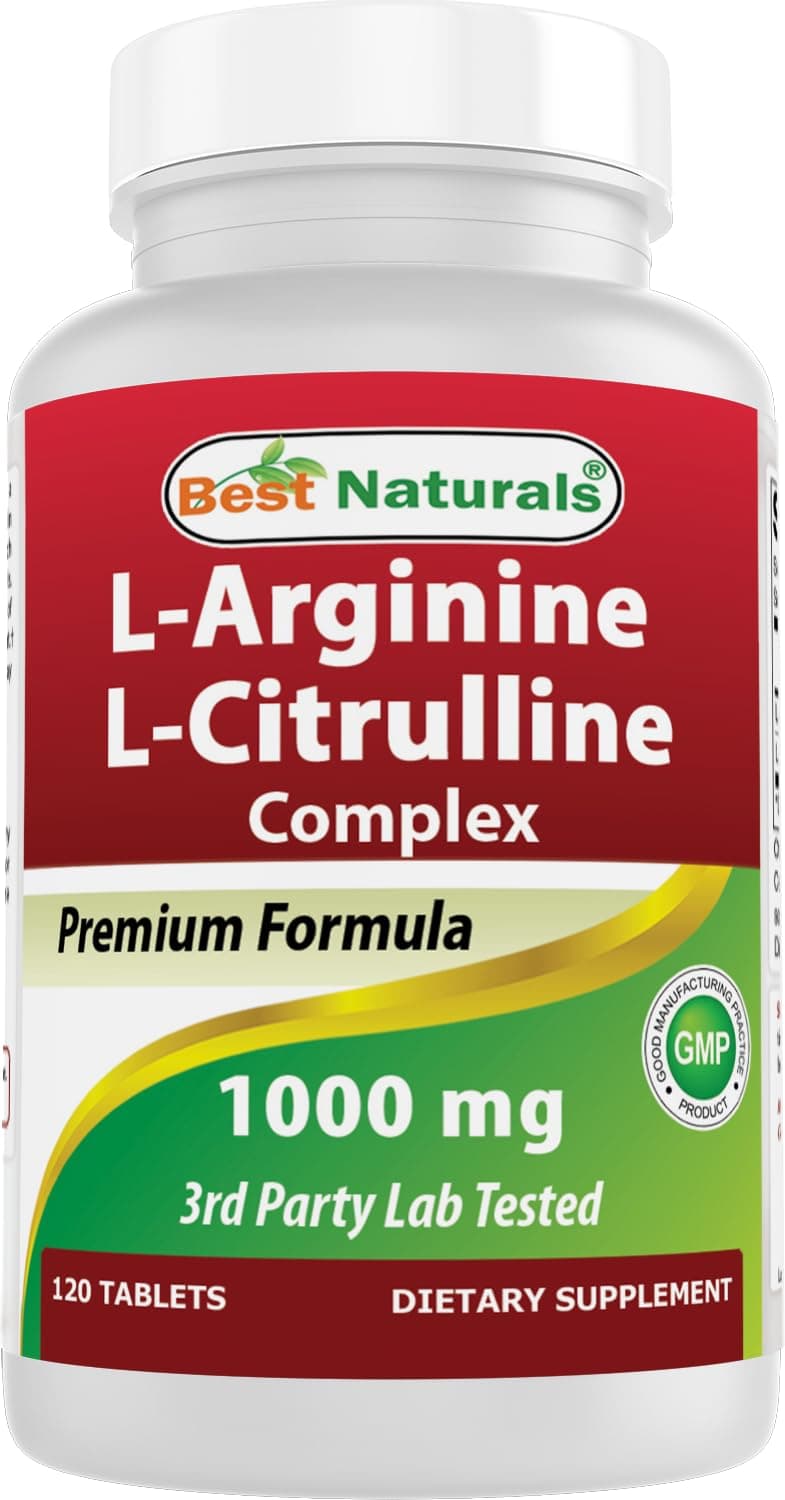 Best Naturals Arginine Citruline Complex 1000 Mg 120 Tablets