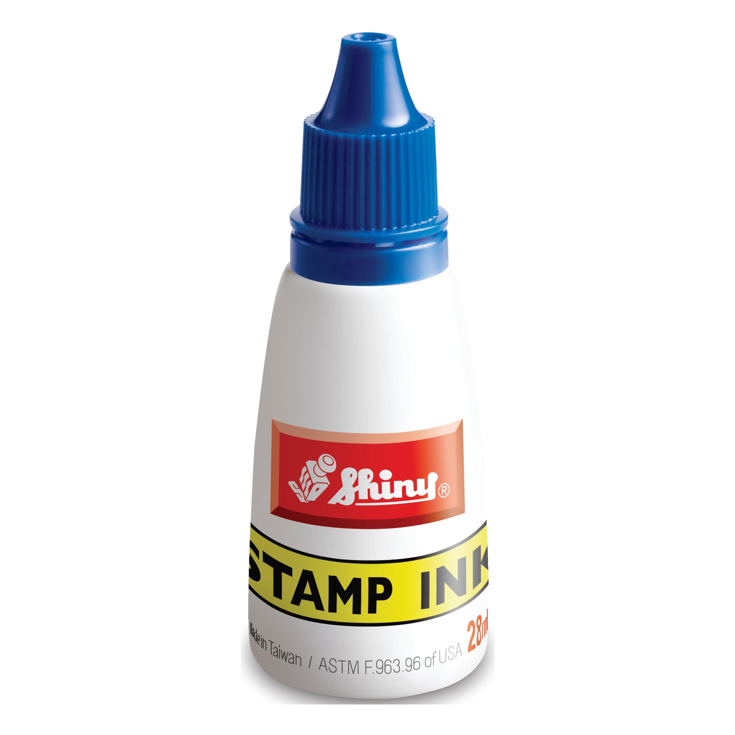 SHINY Stamp Office Stamp Pad Blue 1 Oz Reinking Inks For All Stamp Pads Blue Color 28 Ml