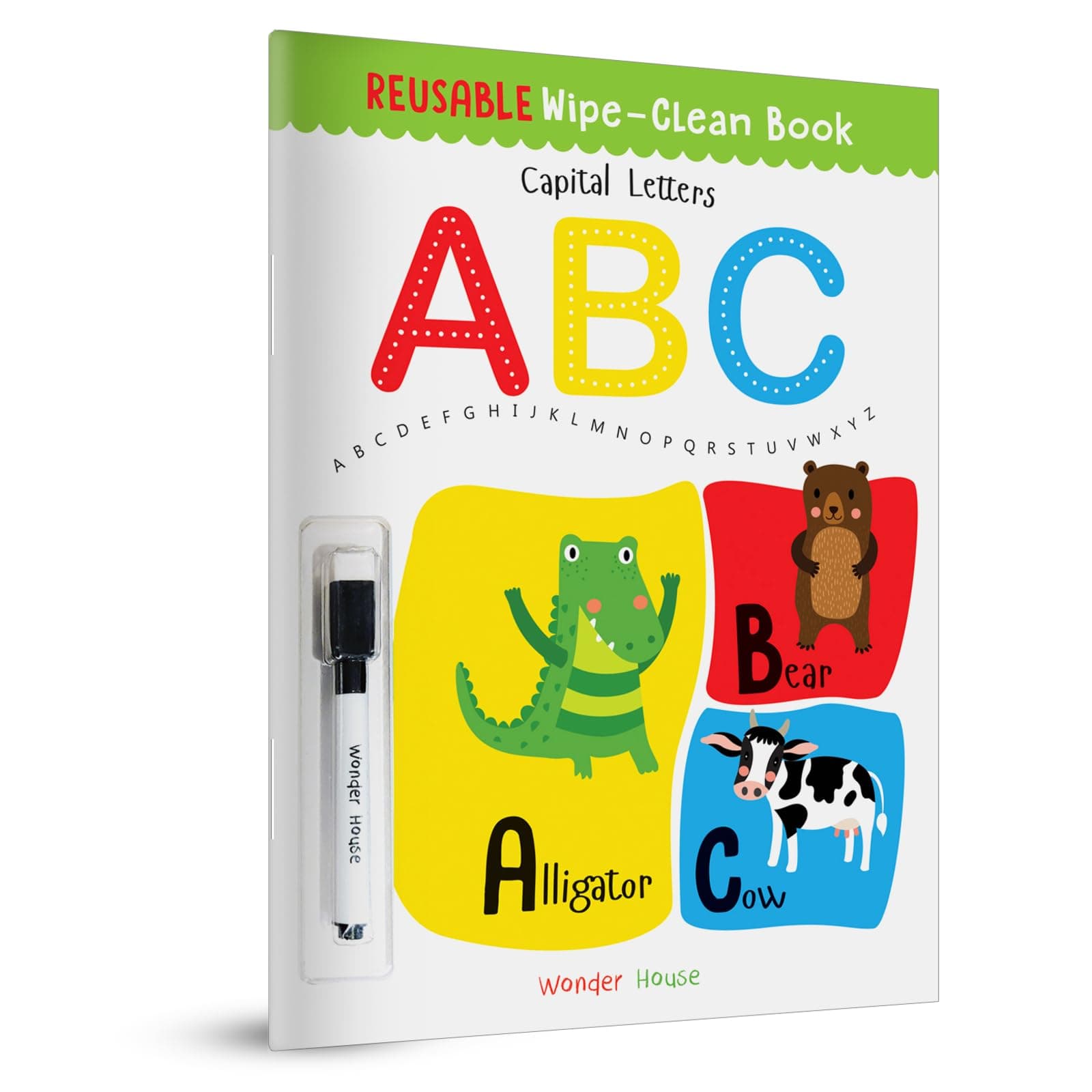 Reusable Wipe And Clean Book - Capital Letters : Write And Practice Capital Letters