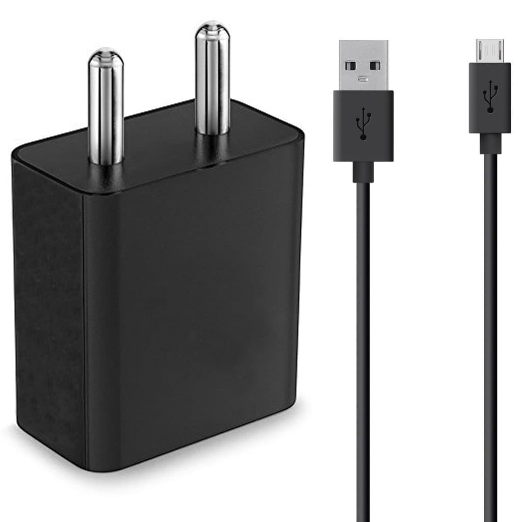 Fast Charger Compatible for Xiaomi Redmi Note 4, Redmi 7A, Redmi 4A, Redmi 4, Redmi 6, Redmi Note 6 Pro, Redmi 5,Redmi 5A, Redmi Mi A2, Redmi Note 5 Pro Universal 2.4A with Fast Charging Cable- Black