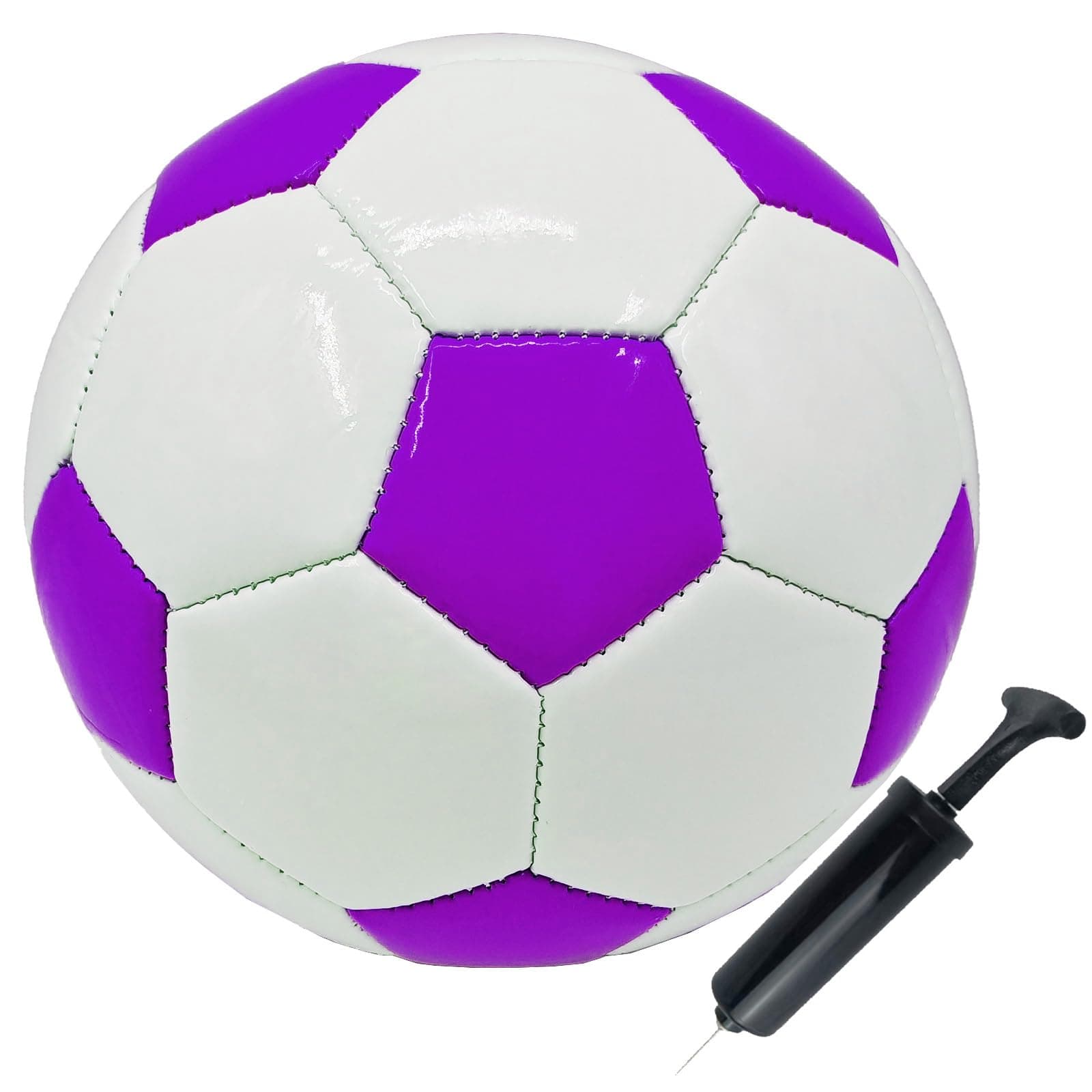 SPDTECH Soccer Ball Size 2 Small Pump with Needle Indoor and Outdoor Training...