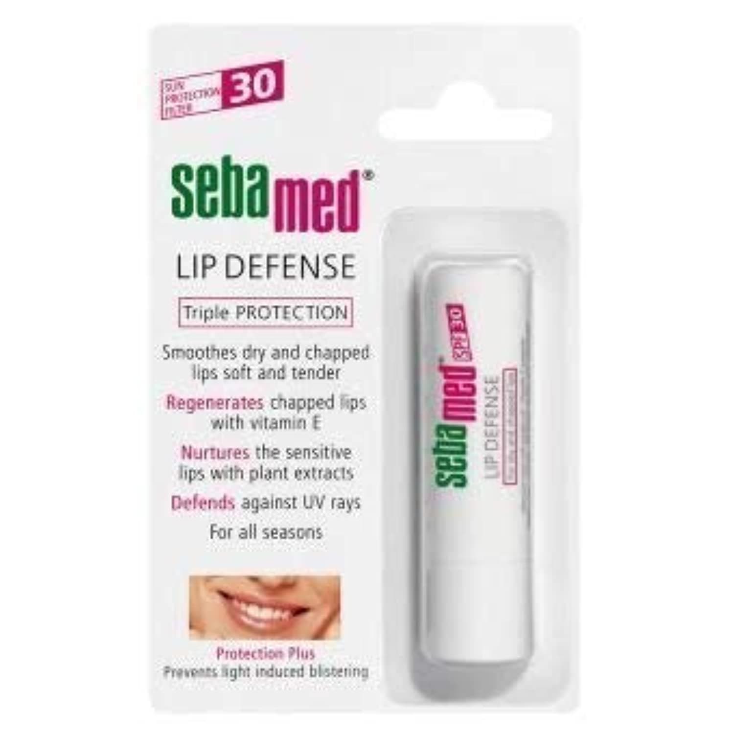 Lip Defense SPF 30- Moisturizing Protect Sensitive Lips From Harmful UV Rays
