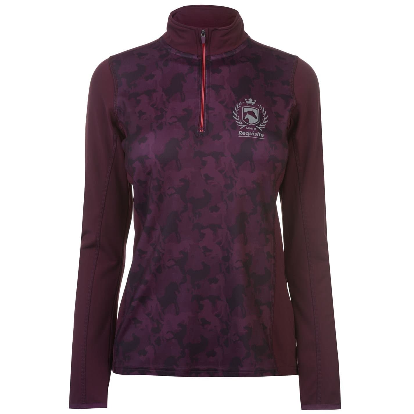 Requisite Womens Tech Equestrian Top Baselayer Long Sleeve