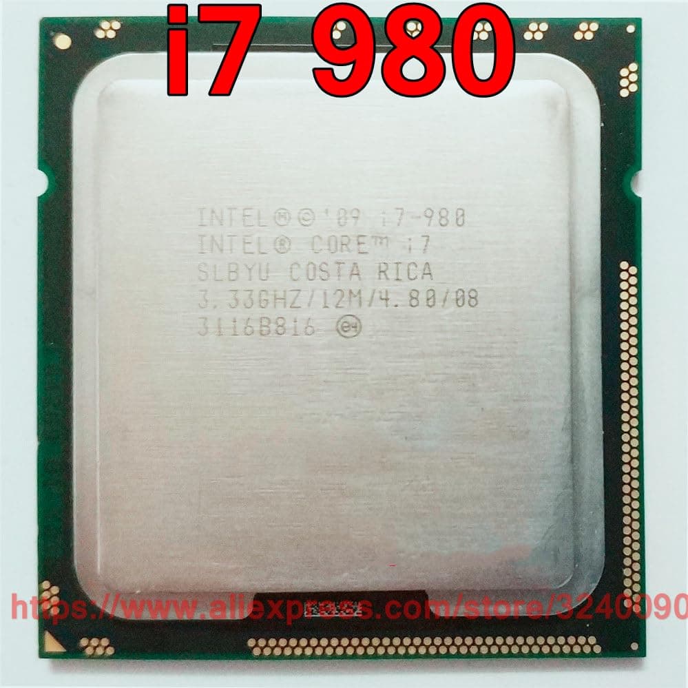 Original CPU Core i7-980 Processor Extreme Edition i7 980 3.33GHz 12M 6-Core Socket 1366 speedy ship out