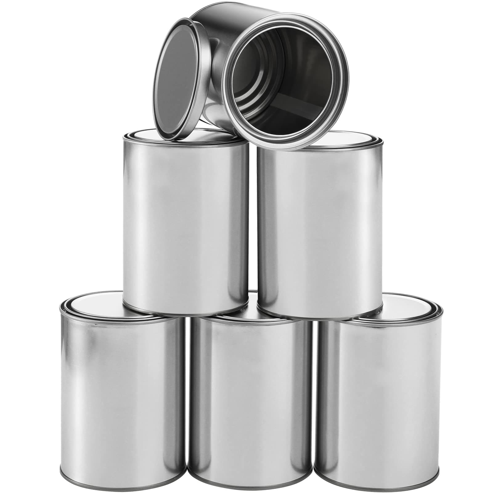 Metal Quart Paint Cans