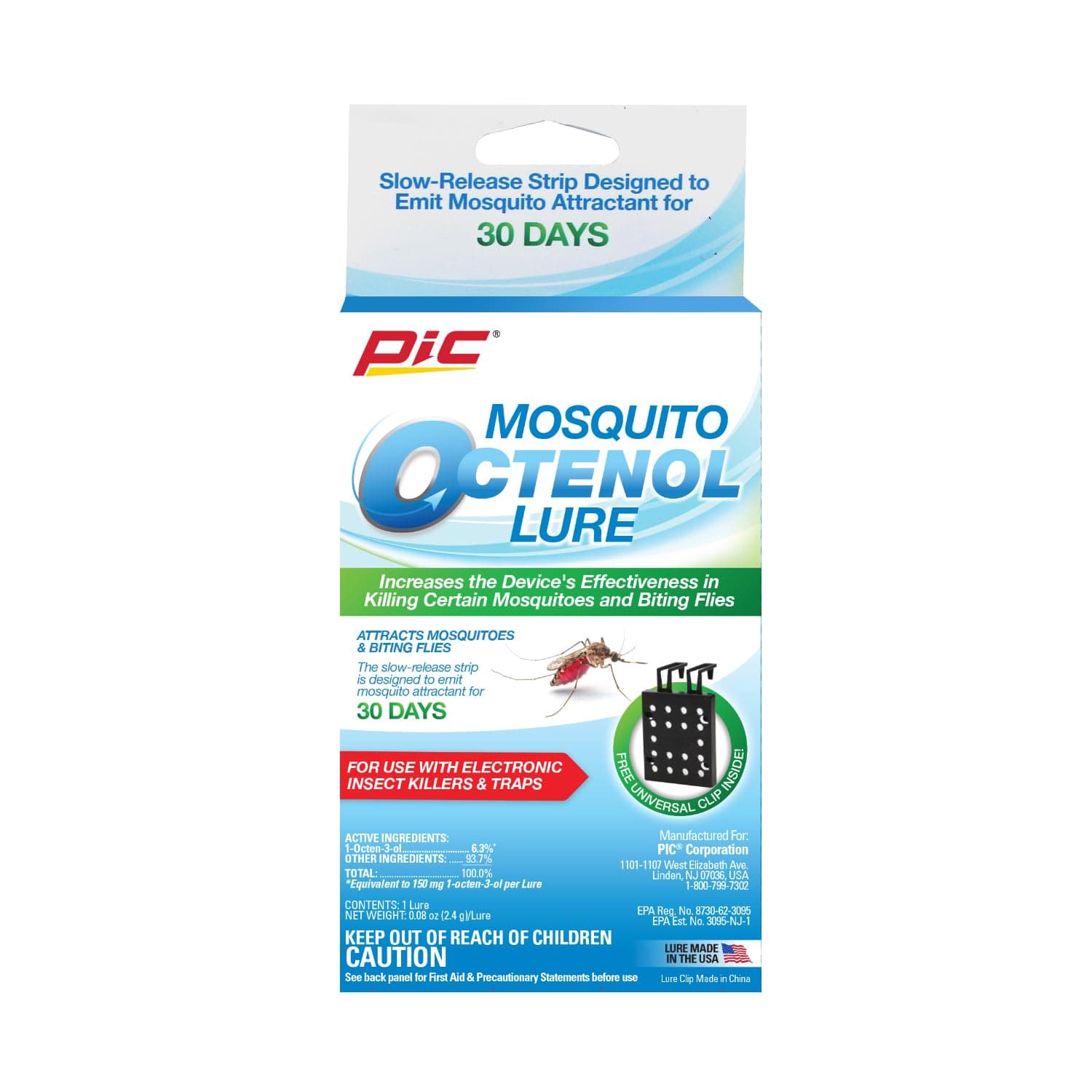 Mosquito Octenol Lure, White