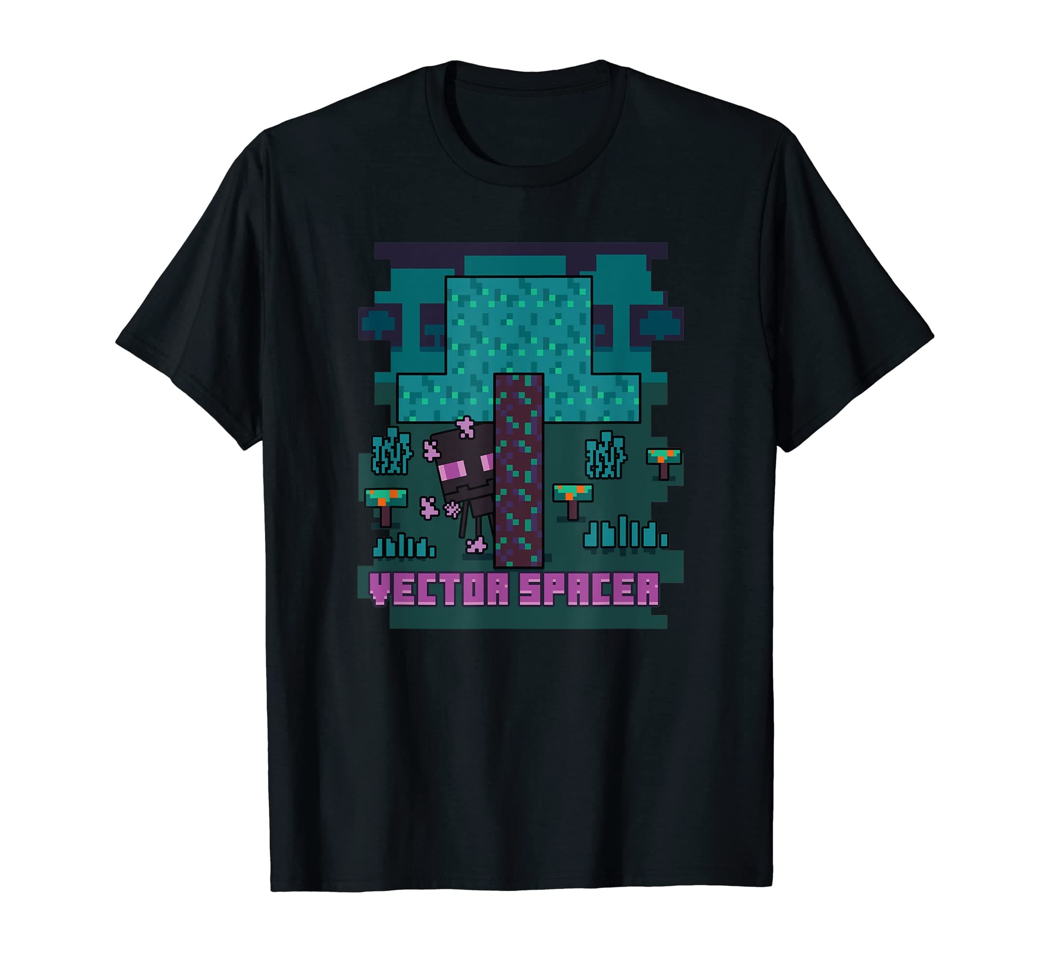 MinecraftEnderman Nether Vector Spacer Poster T-Shirt