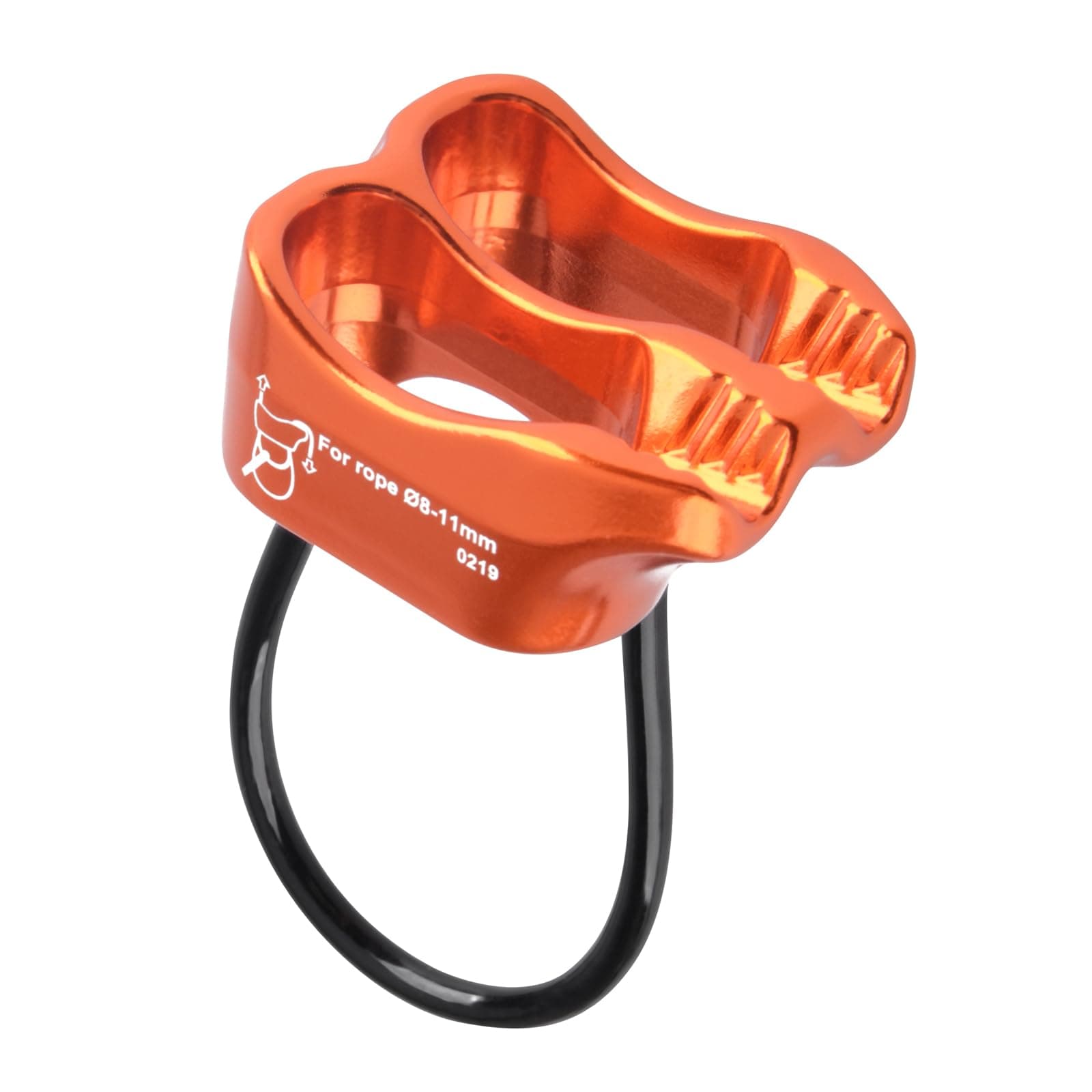 TRIWONDER ATC Belay Device V-grooved Micro Rescue Guide Belay Device for Rock Climbing Gear Rappelling Equipment