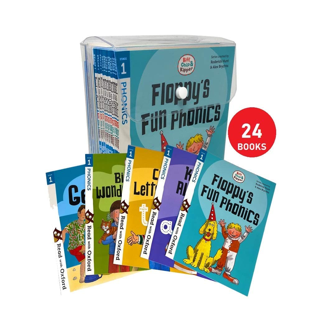 Biff, Chip and Kipper, Level Stage 1, Very First Reading with Oxford 24 Books Collection Set