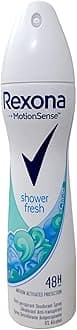 Rexona MotionSense Shower Fresh Antiperspirant Deodorant Spray for Women with 48-Hour Protection/200 ML