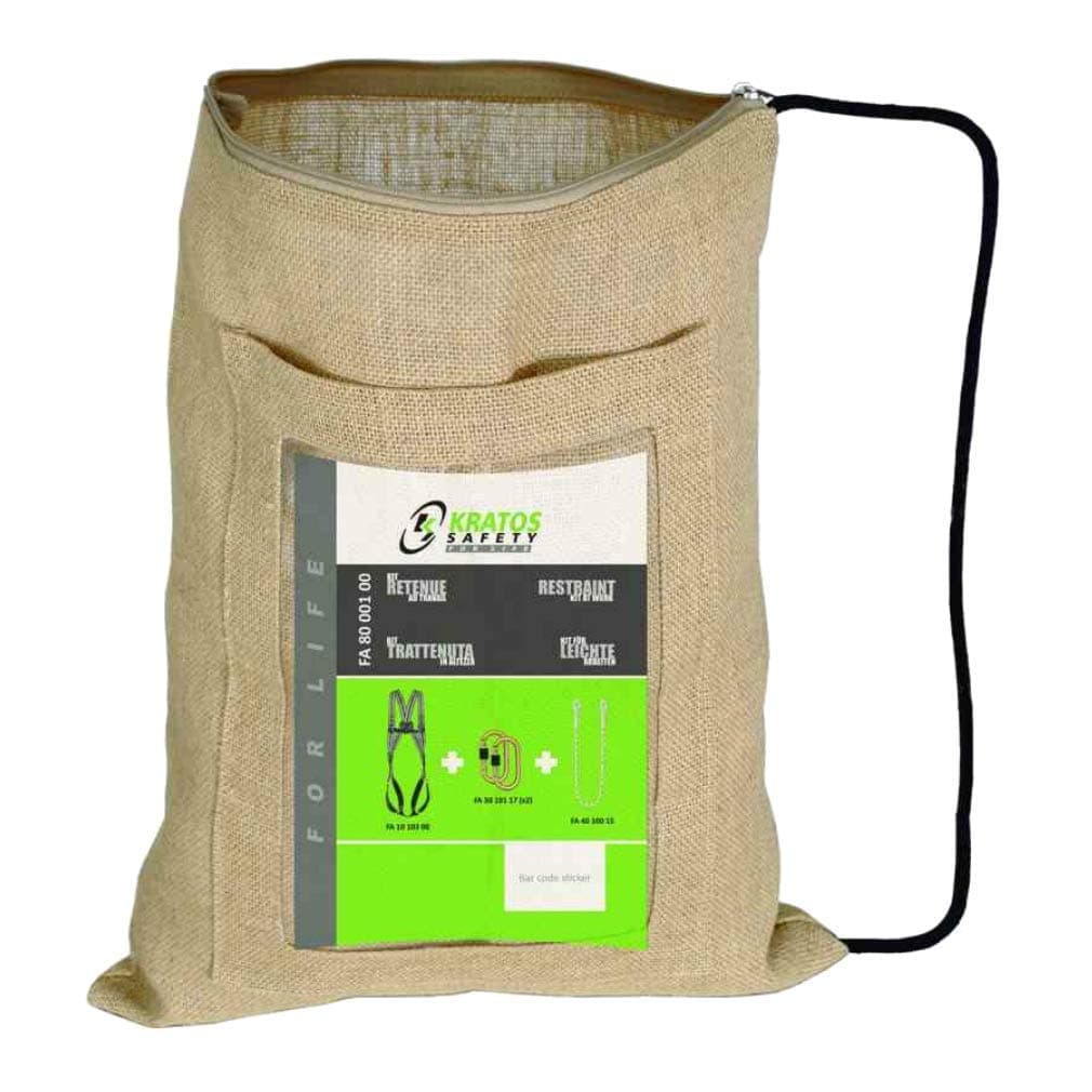 Kratos FA8000100 Fall Arrest Safety Harness Kit Complete Restraint Set One Size