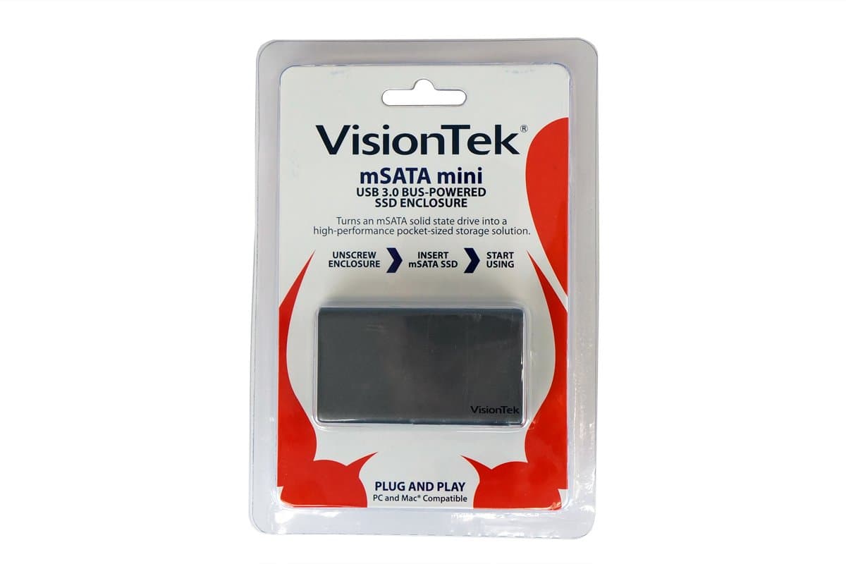 VisionTek mSATA SSD to USB 3.0 enclosure - 900696