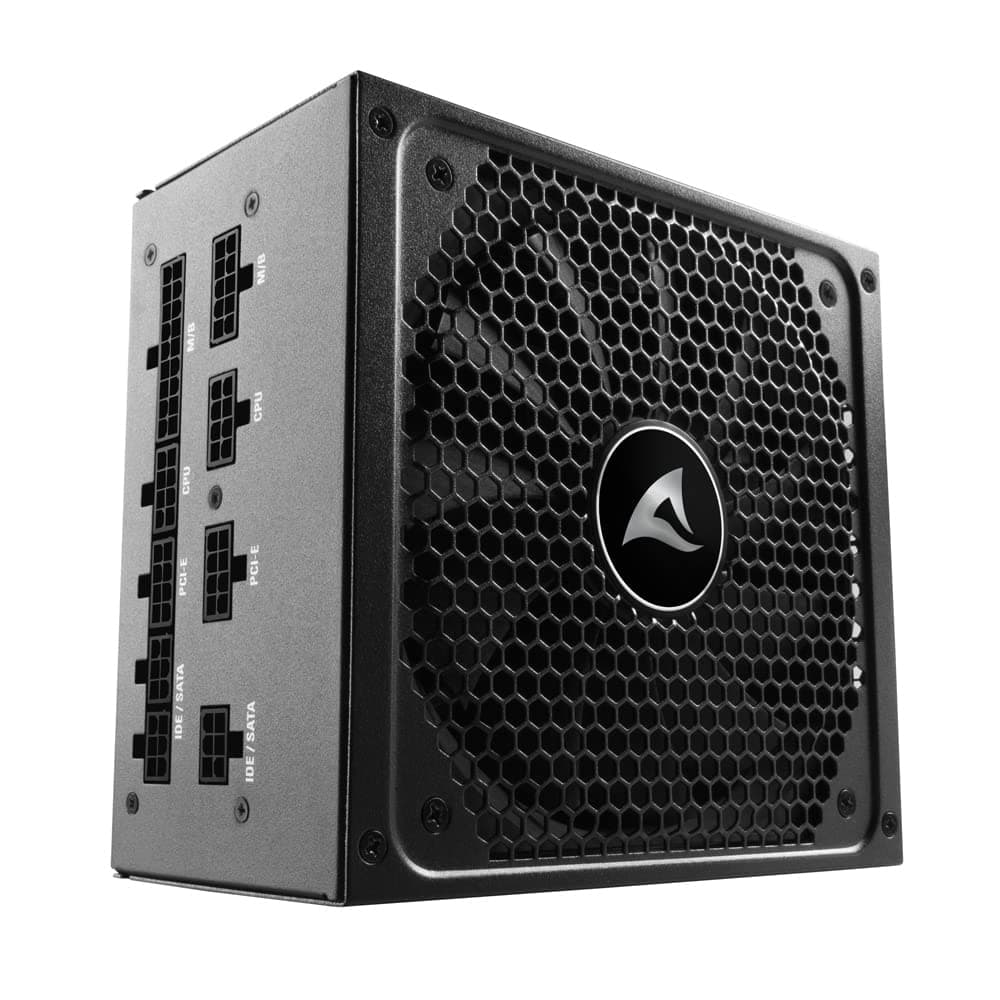 Sharkoon Silentstorm Cool Zero 750W Power Supply Unit, Adjustable Cooling, Voltage Regulation, Fully Modular, Atx 2.4