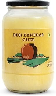 Country Delight Cow Ghee | 100% Pure Desi Danedar Cow Ghee, 900 ML (Single Pack) - Naturally Aromatic with a Unique Granular Texture