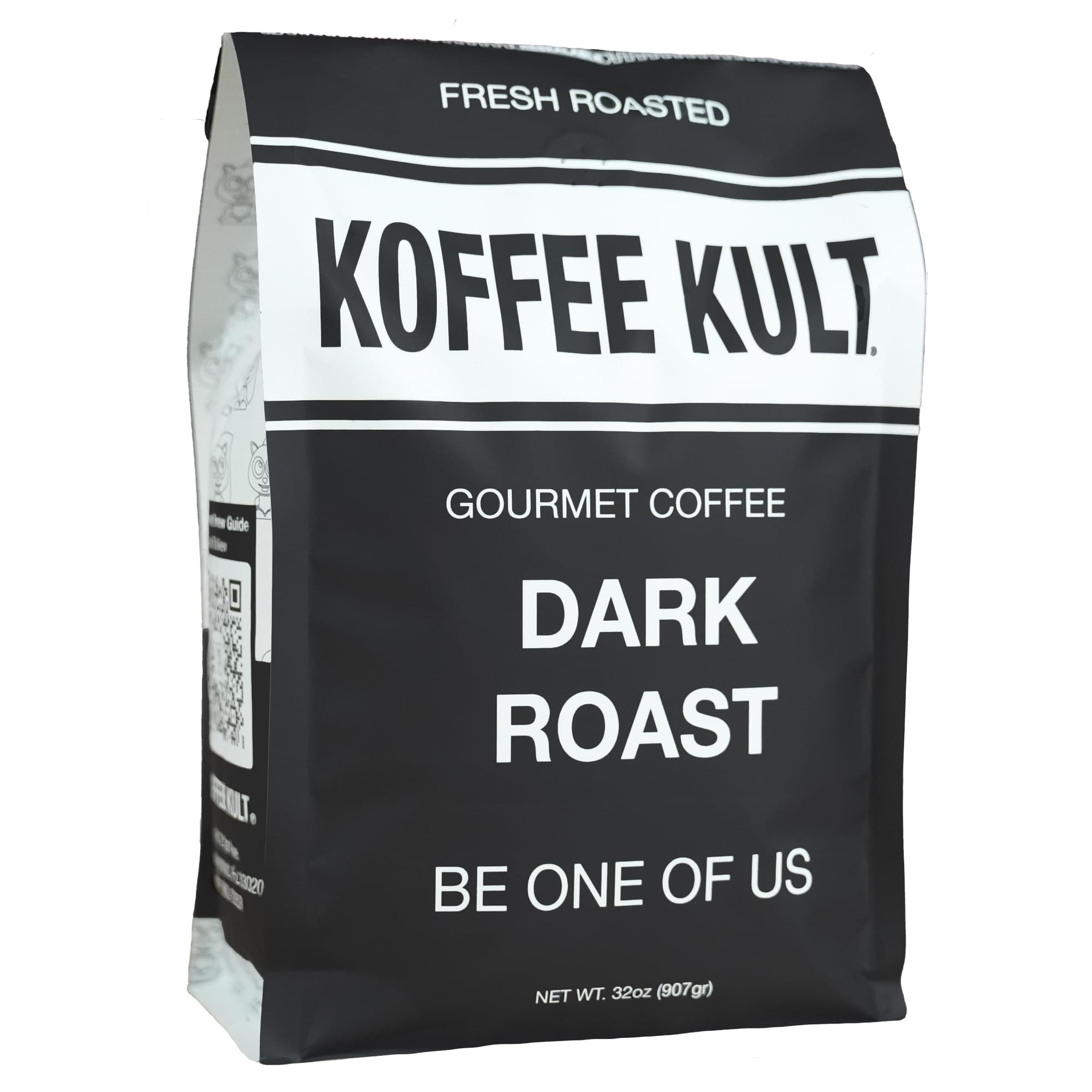Dark Roast Whole Bean Coffee - Small Batch 100% Arabica Gourmet Blend, Smooth and Well Balanced Artisan Roasted in 32oz Resealable Package