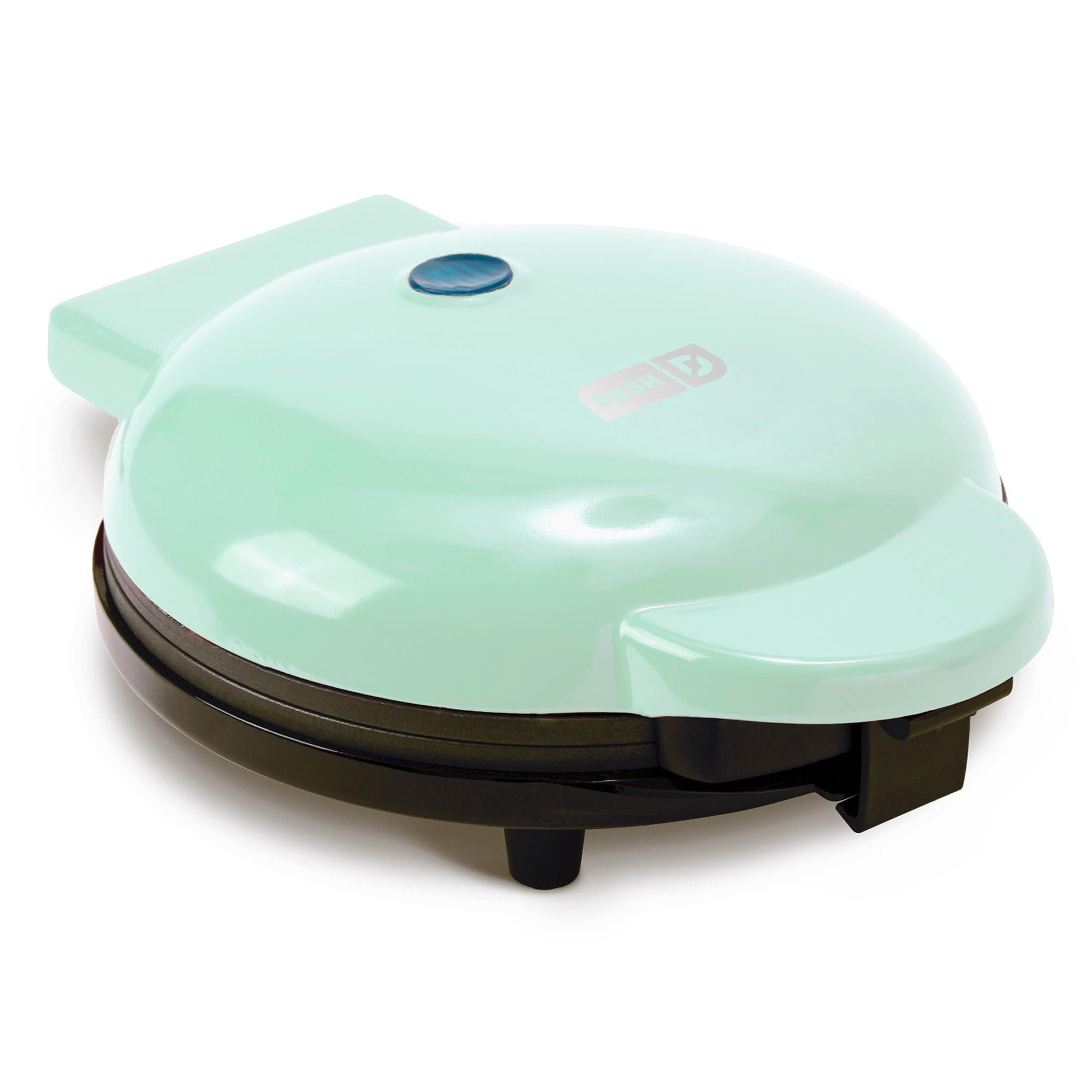 Dash Round Express Electric - Pancake Maker & Eggs Griddle System - Healthy Breakfast Maker - Quick Heat-Up & Easy Cleanup - nonstick surface - Aqua