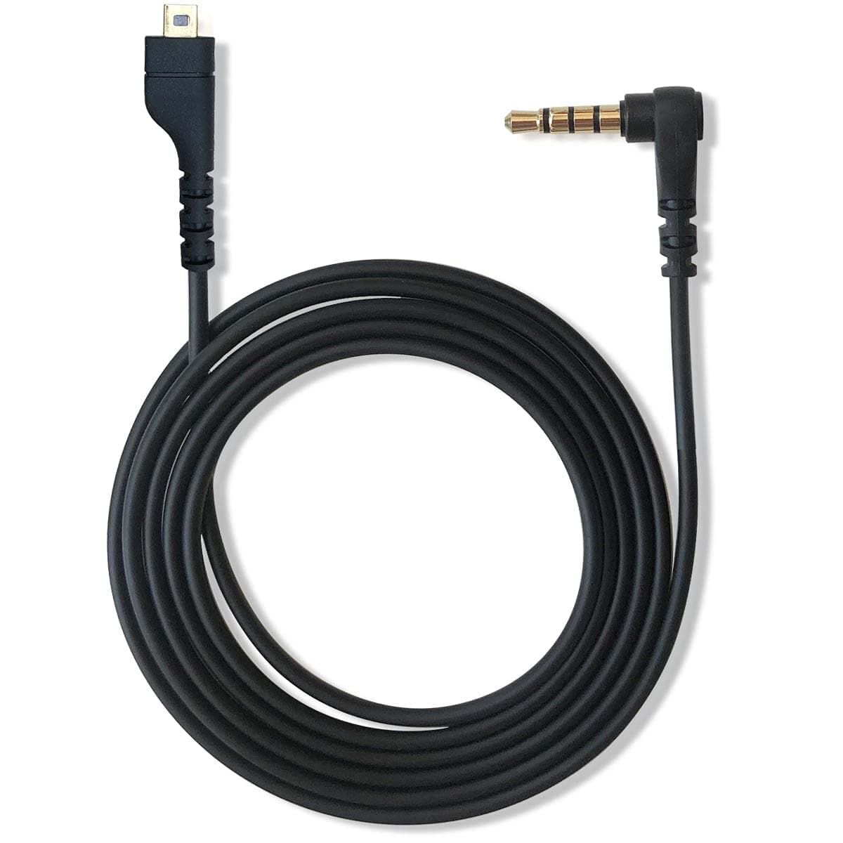 QJYTH Replacement Audio Cable Compatible with Steelseries Arctis 3 Headset, Aux Cable for Steel Series Arctis3, Arctis 5, Arctis Pro Headset, 1.5 m Black Cord