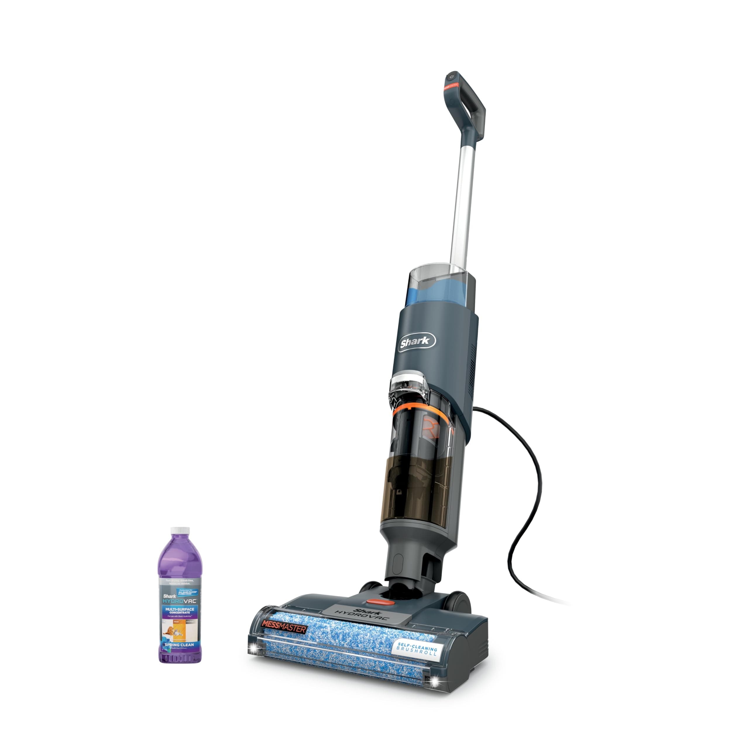 HydroVac MessMaster 3-in-1 Vacuum Cleaner System with Cable, Mop and Self-Cleaning, for Hard Floors and Area Carpets, WD161